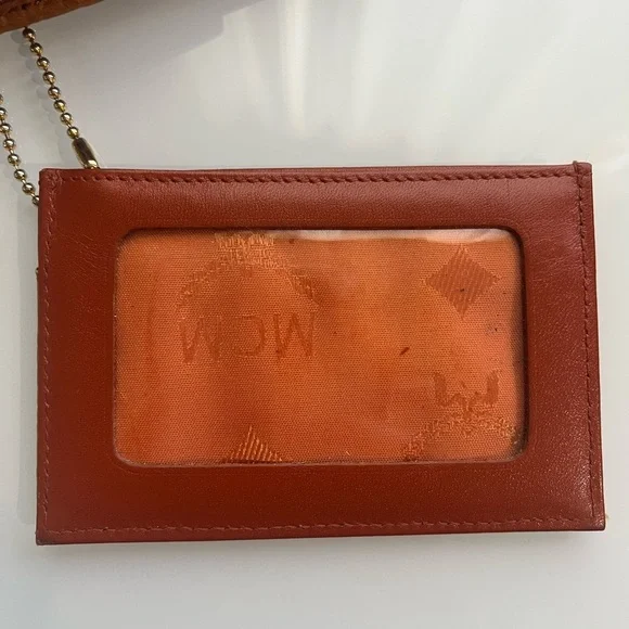 MCM COGNAC VISETOS TRIFOLD WALLET a WITH CARD HOLDER - Picture 5 of 16